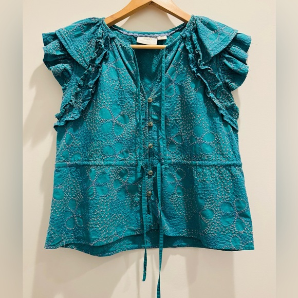 Maeve Ruffled Women's Top - Picture 3 of 6